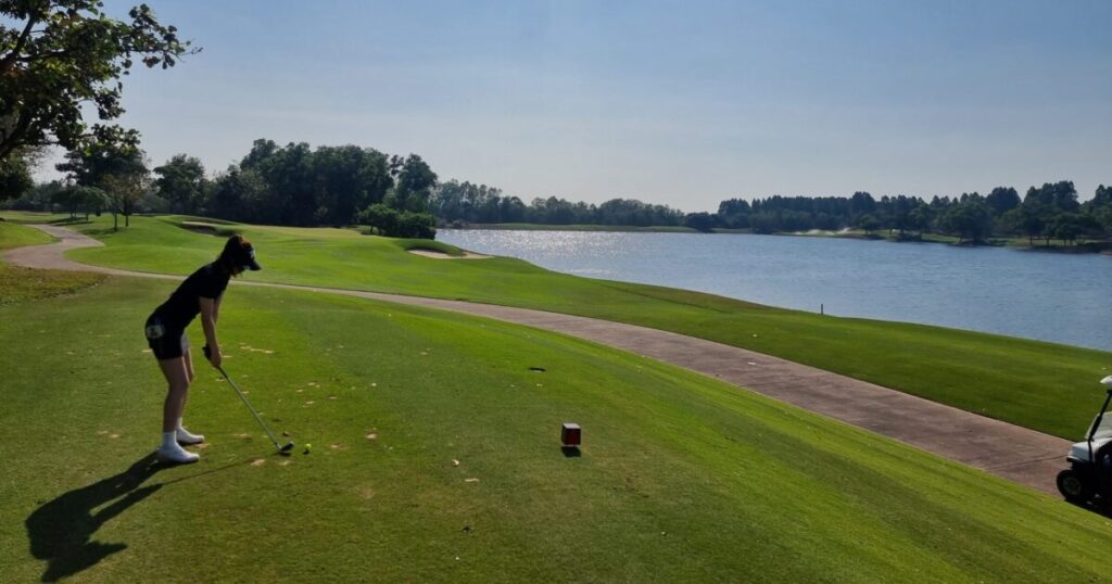 태국 파타야 시암CC 워터사이드 골프장 전경, 호수와 페어웨이가 아름다운 Siam Country Club Waterside 코스