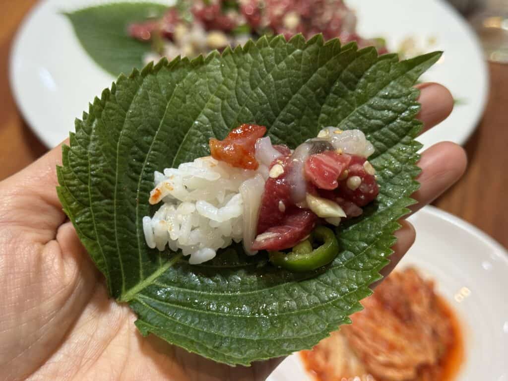 아시아나CC 근처 맛집 육회낙지탕탕이