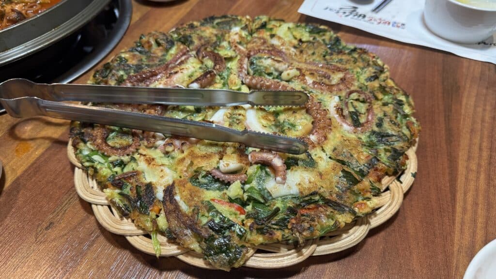 태광CC 근처 맛집 낙지부추전