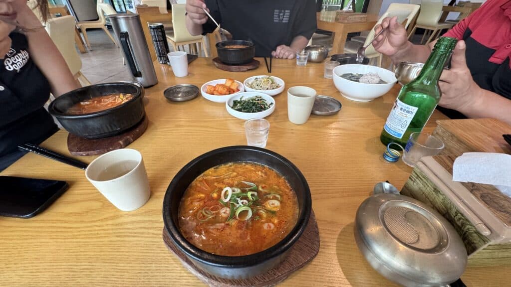 거제뷰CC 조식 소고기무국와 미역국