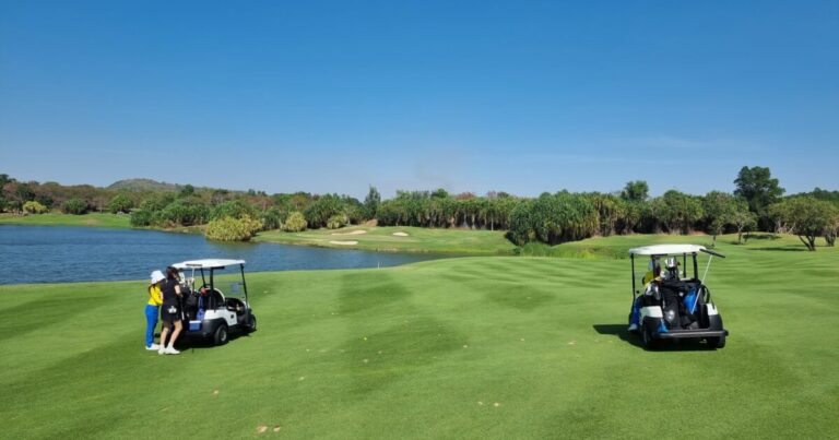 Siam Country Club Waterside Pattaya golf course with wide fairways and scenic lake views in Thailand