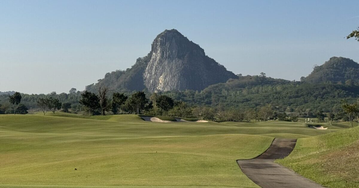 Chee Chan Golf Resort Pattaya with Khao Chi Chan Buddha Mountain and scenic fairways Thailand