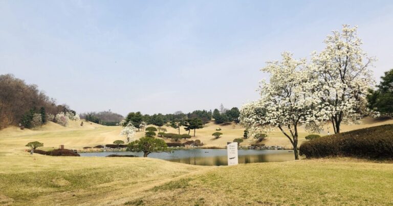 경기도 용인 태광CC 골프장 페어웨이 전경