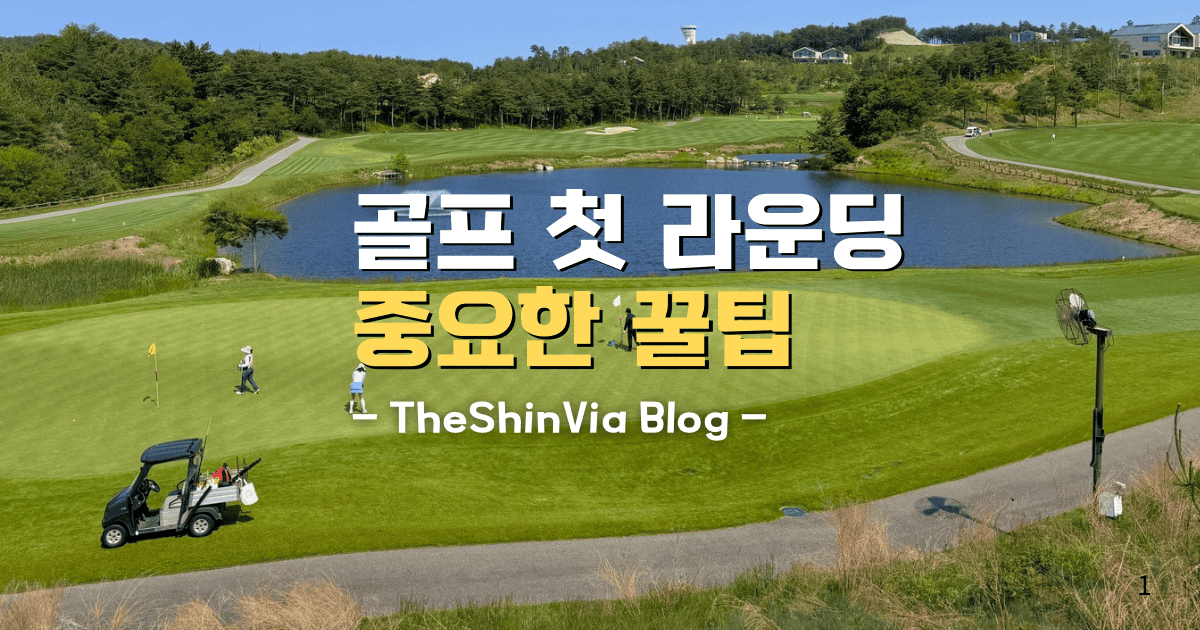 골프 첫 라운딩 중요한 꿀팁 Theshinvia Blog